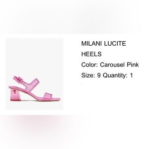 Kate Spade Carousel Pink Heels